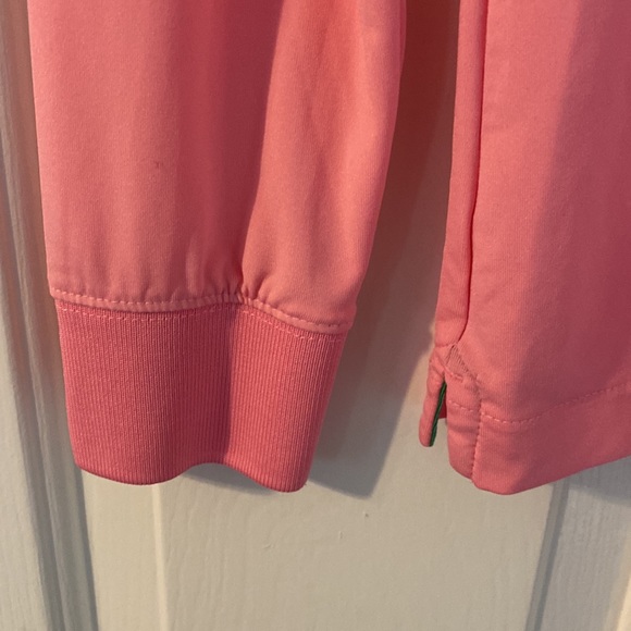 Vineyard Vines cute preppy pink and green long sleeved polo top. Size small. - Picture 6 of 14